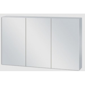PVC 1200 Gloss White Shaving Cabinet